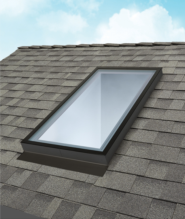 Solatube premium fixed skylight on a roof.