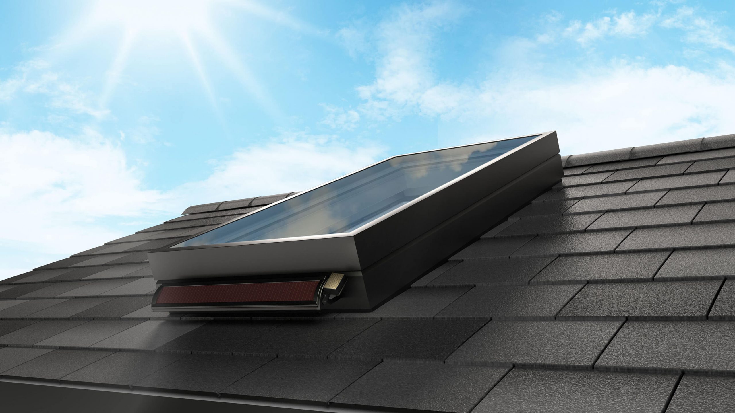 Solar powered Solatube skylight replacement.